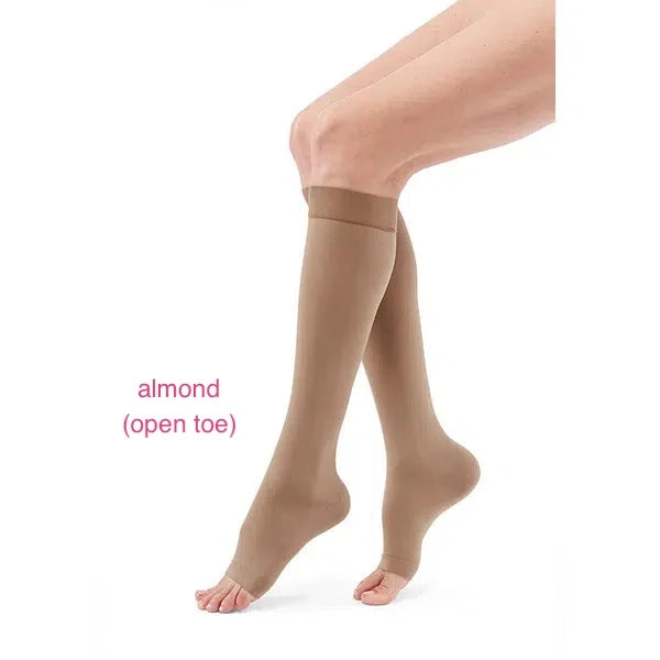Medi Duomed Opaque Knee High Black, Beige Almond closed or open toe standard - 30-40 mmHg Knee High