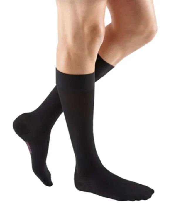 Mediven Plus - Calf with Silicone Top Band Closed Toe Pair